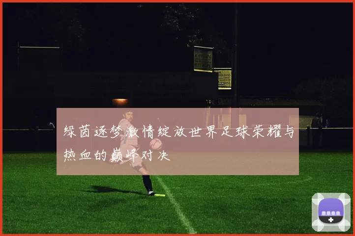绿茵逐梦激情绽放世界足球荣耀与热血的巅峰对决